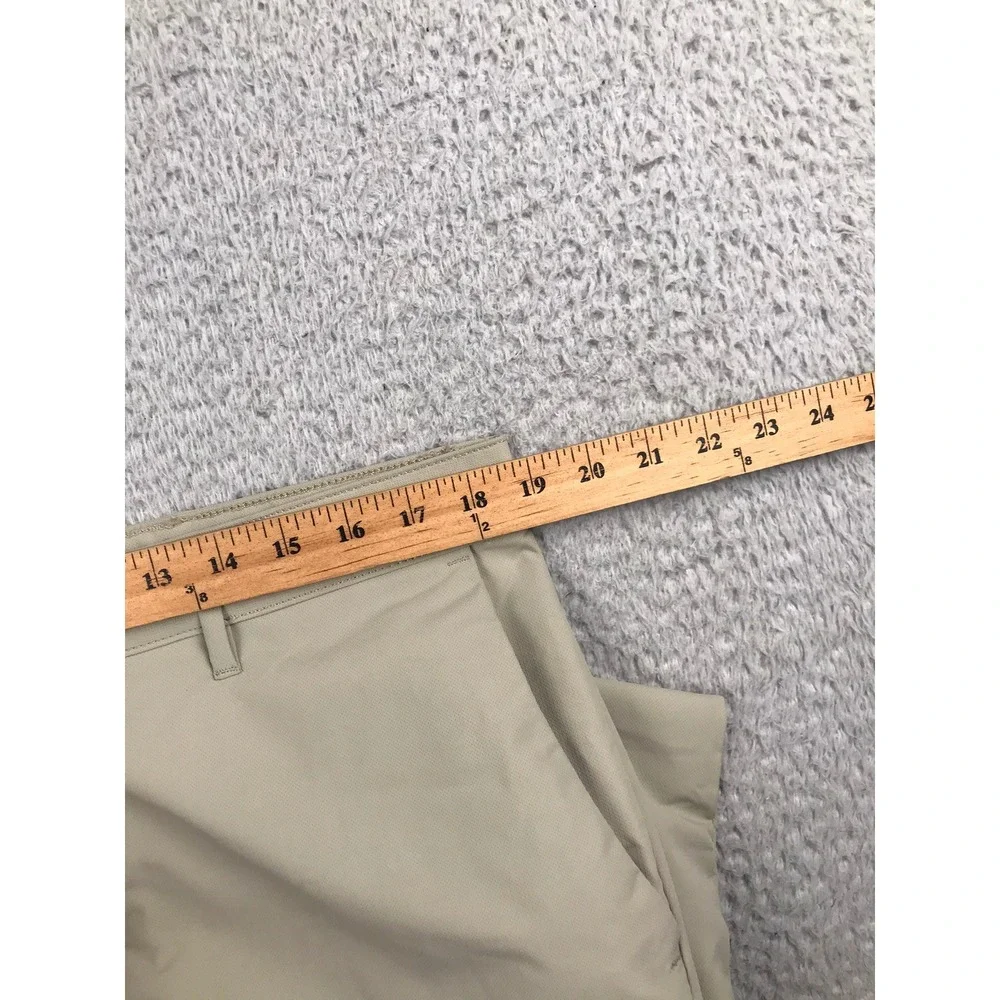 Banana Republic Core Temp Pants Mens 36x32 London Fog Beige Chino Slim NEW
